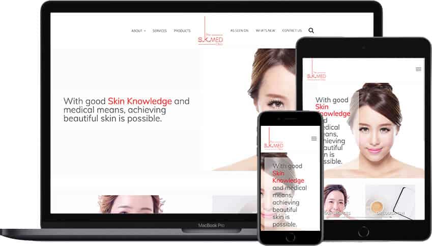 Web Design Portfolio TheSKMedClinic