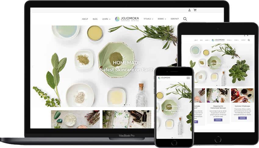 Web design portfolio JoJomoka